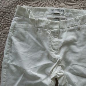 GAP Sz 4p White Slim Cropped Pants